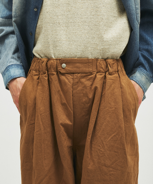 JOURNAL STANDARD J.S HOMESTEAD(ジャーナルスタンダードホームステッド)の「J.S.Homestead / コットン ヘンプ エア クルー パンツ(スラックス・メンズ・モカ/ブラック/ホワイト・LARGE/MEDIUM)」の13枚目の写真