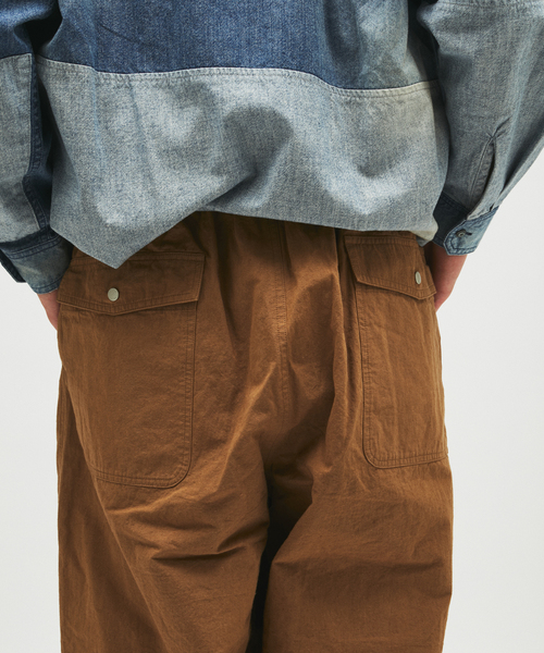 JOURNAL STANDARD J.S HOMESTEAD(ジャーナルスタンダードホームステッド)の「J.S.Homestead / コットン ヘンプ エア クルー パンツ(スラックス・メンズ・モカ/ブラック/ホワイト・LARGE/MEDIUM)」の14枚目の写真