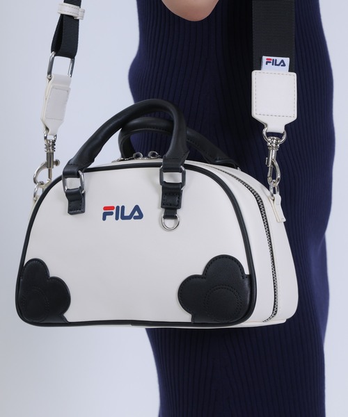 MARY QUANT(マリークワント)の「FILA × MARY QUANT 2WAYショルダー(ショルダーバッグ・レディース・アイボリー/ブラック・FREE)」の1枚目の写真