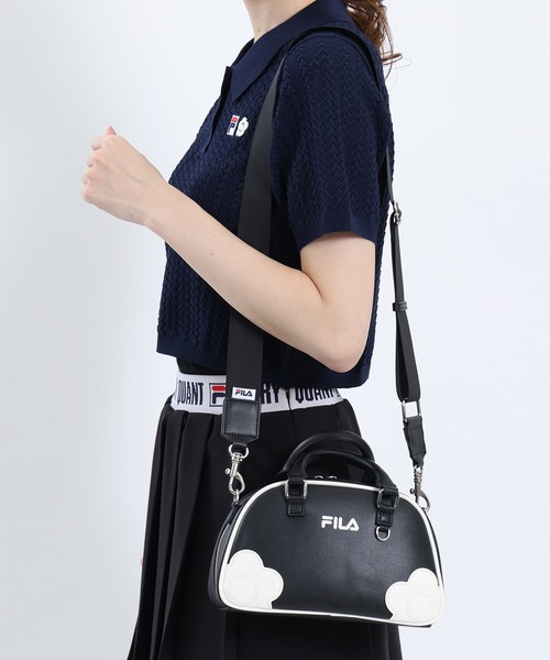 MARY QUANT(マリークワント)の「FILA × MARY QUANT 2WAYショルダー(ショルダーバッグ・レディース・アイボリー/ブラック・FREE)」の2枚目の写真
