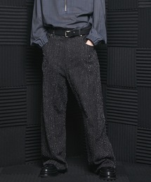 《UNISEX》Snowflake Neps Prime-Wide Denim/スノーネッププライムワイドデニム【MAISON SPECIAL/メゾンスペシャル】