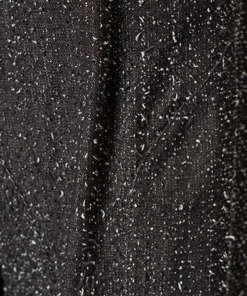 MAISON SPECIAL(メゾンスペシャル)の「《UNISEX》Snowflake Neps Prime-Wide Denim/スノーネッププライムワイドデニム【MAISON SPECIAL/メゾンスペシャル】(デニムパンツ・メンズ・ブラック・2/1/0)」の12枚目の写真