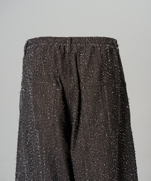 MAISON SPECIAL(メゾンスペシャル)の「《UNISEX》Snowflake Neps Prime-Wide Denim/スノーネッププライムワイドデニム【MAISON SPECIAL/メゾンスペシャル】(デニムパンツ・メンズ・ブラック・2/1/0)」の13枚目の写真