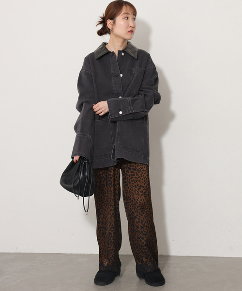 ROLLA'S(ローラス)の「【ROLLA'S/ローラス 】DENIM CHORE JACKET(デニムジャケット・レディース・ブラック・SMALL)」の3枚目の写真