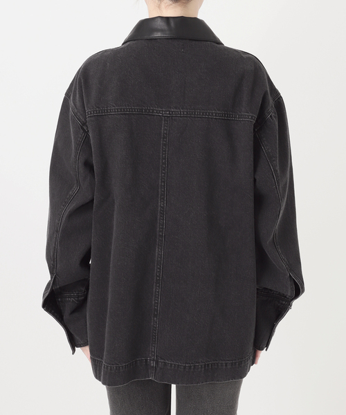 ROLLA'S(ローラス)の「【ROLLA'S/ローラス 】DENIM CHORE JACKET(デニムジャケット・レディース・ブラック・SMALL)」の12枚目の写真
