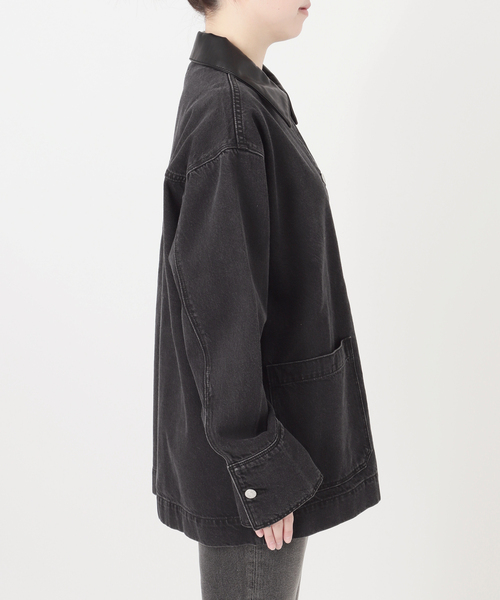 ROLLA'S(ローラス)の「【ROLLA'S/ローラス 】DENIM CHORE JACKET(デニムジャケット・レディース・ブラック・SMALL)」の13枚目の写真