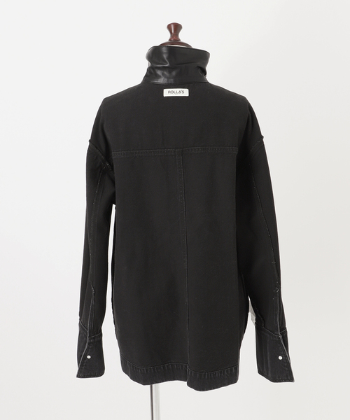 ROLLA'S(ローラス)の「【ROLLA'S/ローラス 】DENIM CHORE JACKET(デニムジャケット・レディース・ブラック・SMALL)」の20枚目の写真
