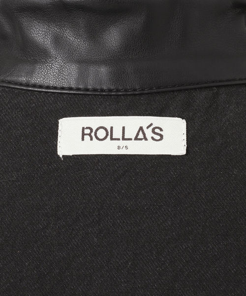 ROLLA'S(ローラス)の「【ROLLA'S/ローラス 】DENIM CHORE JACKET(デニムジャケット・レディース・ブラック・SMALL)」の21枚目の写真