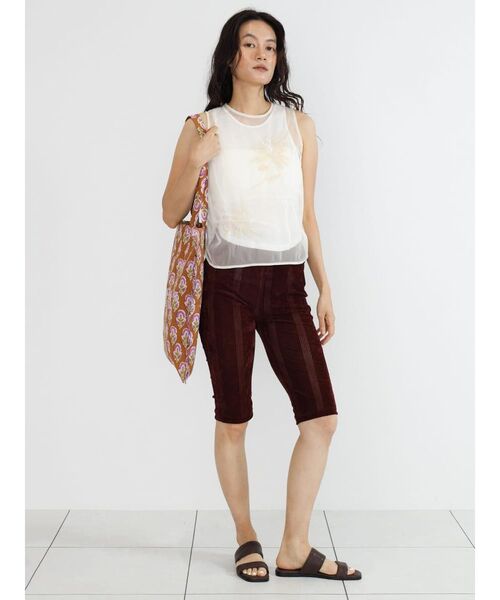 FIKA.(フィーカ)の「Sheer embroidered tulle top(シャツ/ブラウス・レディース・ブラック/ホワイト系・MEDIUM)」の7枚目の写真