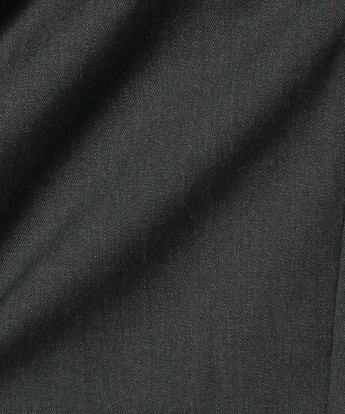 ESTNATION(エストネーション)の「ESTNATION / ウールギャバジン 2タックスラックス(スラックス・メンズ・チャコールグレー・MEDIUM/LARGE)」の2枚目の写真