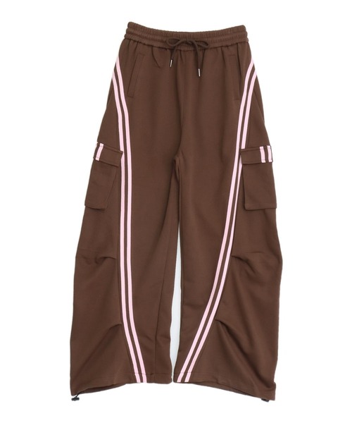 ANAP(アナップ)の「ラインスウェットカーゴパンツ(その他パンツ・レディース・ブラウン/ネイビー/ライトグレー・F)」の16枚目の写真