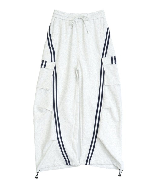 ANAP(アナップ)の「ラインスウェットカーゴパンツ(その他パンツ・レディース・ブラウン/ネイビー/ライトグレー・F)」の15枚目の写真