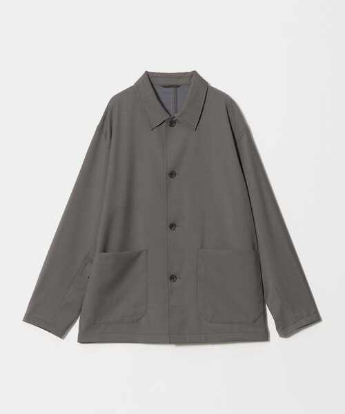 green label relaxing（グリーンレーベルリラクシング）の「ウォッシャブル サージ カバーオール ジャケット -2WAYストレッチ-（カバーオール・メンズ・ダークグレー/その他1/モカ・XL/L/M/S）」の3枚目の写真