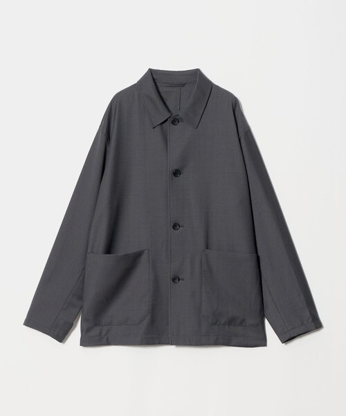 green label relaxing（グリーンレーベルリラクシング）の「ウォッシャブル サージ カバーオール ジャケット -2WAYストレッチ-（カバーオール・メンズ・ダークグレー/その他1/モカ・XL/L/M/S）」の7枚目の写真