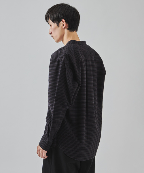 JOURNAL STANDARD(ジャーナルスタンダード)の「パターン チェック フランネル バンド シャツ(シャツ/ブラウス・メンズ・ブラック/ベージュ/ネイビー/アイボリー・SMALL/MEDIUM/LARGE)」の13枚目の写真
