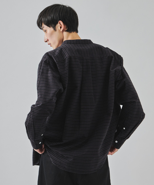 JOURNAL STANDARD(ジャーナルスタンダード)の「パターン チェック フランネル バンド シャツ(シャツ/ブラウス・メンズ・ブラック/ベージュ/ネイビー/アイボリー・SMALL/MEDIUM/LARGE)」の14枚目の写真
