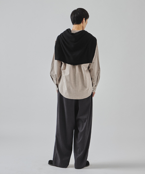 JOURNAL STANDARD(ジャーナルスタンダード)の「パターン チェック フランネル バンド シャツ(シャツ/ブラウス・メンズ・ブラック/ベージュ/ネイビー/アイボリー・SMALL/MEDIUM/LARGE)」の18枚目の写真