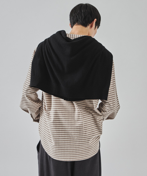JOURNAL STANDARD(ジャーナルスタンダード)の「パターン チェック フランネル バンド シャツ(シャツ/ブラウス・メンズ・ブラック/ベージュ/ネイビー/アイボリー・SMALL/MEDIUM/LARGE)」の22枚目の写真