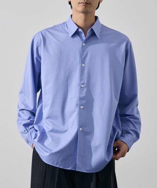 KANEMASA PHIL.(カネマサフィル)の「【KANEMASA PHIL./カネマサフィル】46G Modest Shirt(シャツ/ブラウス・メンズ・パープル/サックスブルー/ブラウン・L/M/S)」の3枚目の写真