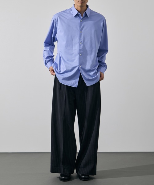 KANEMASA PHIL.(カネマサフィル)の「【KANEMASA PHIL./カネマサフィル】46G Modest Shirt(シャツ/ブラウス・メンズ・パープル/サックスブルー/ブラウン・L/M/S)」の5枚目の写真