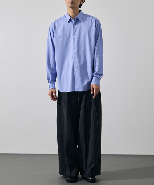 KANEMASA PHIL.(カネマサフィル)の「【KANEMASA PHIL./カネマサフィル】46G Modest Shirt(シャツ/ブラウス・メンズ・パープル/サックスブルー/ブラウン・L/M/S)」の6枚目の写真