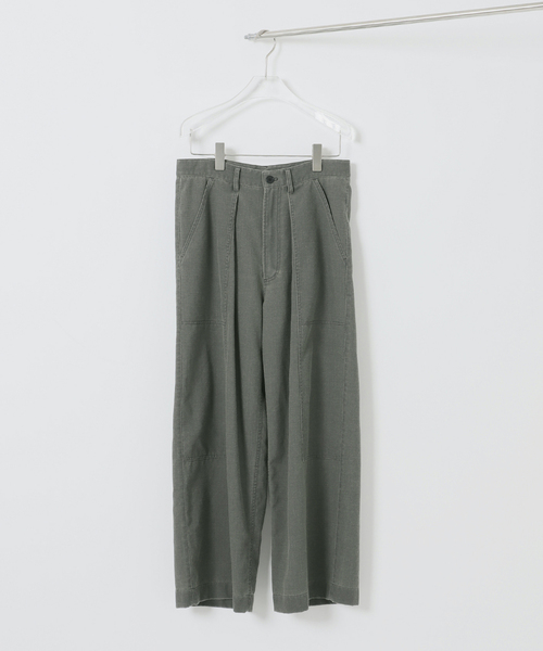 EDIFICE(エディフィス)の「Hedie.+ Pigment Wool Double Knee(その他パンツ・メンズ・チャコールグレー・2/3)」の4枚目の写真
