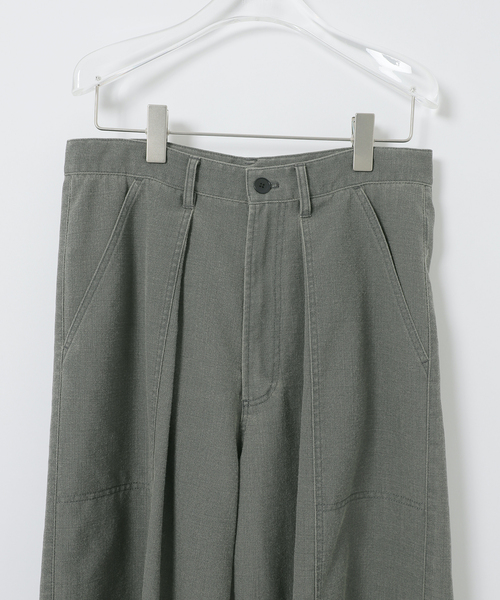 EDIFICE(エディフィス)の「Hedie.+ Pigment Wool Double Knee(その他パンツ・メンズ・チャコールグレー・2/3)」の6枚目の写真