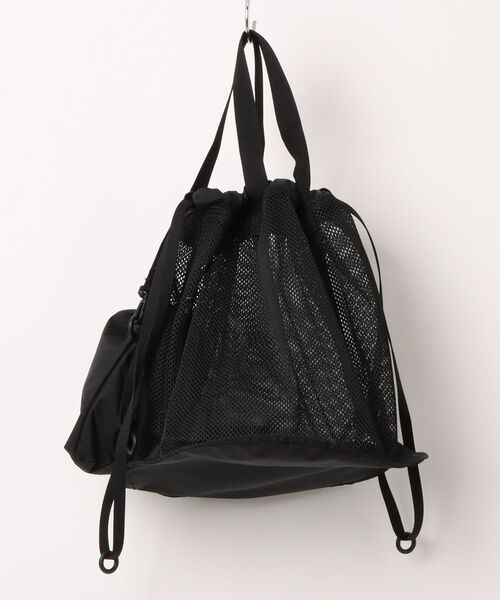 BAICYCLON by Bagjack(バイシクロン バイ バグジャック)の「【BAICYCLON】PACKABLE MESH BAG BCL-153(ショルダーバッグ・メンズ・ブラック・FREE)」の2枚目の写真