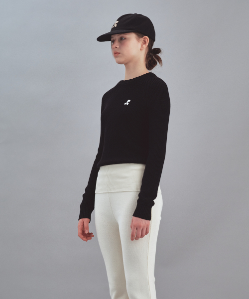 Rest&Recreation(レストアンドレクリエーション)の「RAGLAN KNIT TOP - BLACK(ニット/セーター・レディース・その他・ONE)」の2枚目の写真