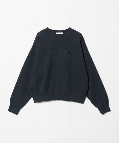 BEAUTY&YOUTH UNITED ARROWS(ビューティーアンドユースユナイテッドアローズ)の「コットン裏毛 ロゴスウェット プルオーバー(スウェット・レディース・ブラウン系/ライトグレー/ネイビー・FREE)」の3枚目の写真
