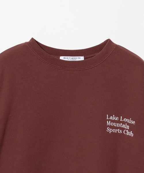 BEAUTY&YOUTH UNITED ARROWS(ビューティーアンドユースユナイテッドアローズ)の「コットン裏毛 ロゴスウェット プルオーバー(スウェット・レディース・ブラウン系/ライトグレー/ネイビー・FREE)」の4枚目の写真