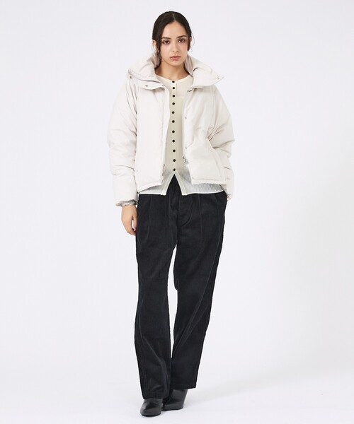 KWD(ケーダブルディー)の「【KWD/ケーダブルディー】スタンドカラーダウン/STAND COLLAR DOWN BLOUSON/ダウン/アウター(ダウンジャケット/コート・レディース・アイボリー・フリー)」の2枚目の写真