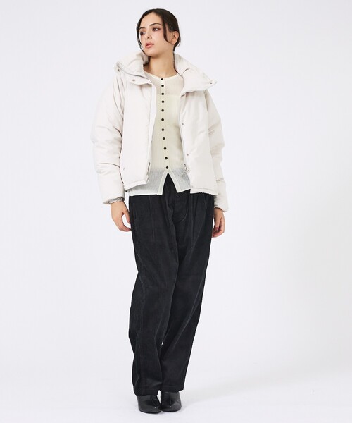 KWD(ケーダブルディー)の「【KWD/ケーダブルディー】スタンドカラーダウン/STAND COLLAR DOWN BLOUSON/ダウン/アウター(ダウンジャケット/コート・レディース・アイボリー・フリー)」の3枚目の写真