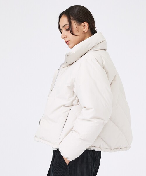 KWD(ケーダブルディー)の「【KWD/ケーダブルディー】スタンドカラーダウン/STAND COLLAR DOWN BLOUSON/ダウン/アウター(ダウンジャケット/コート・レディース・アイボリー・フリー)」の13枚目の写真