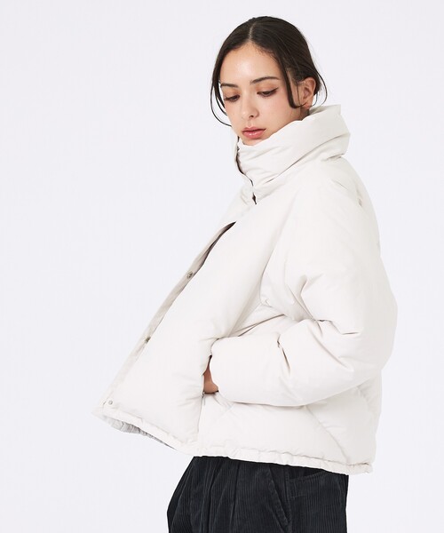 KWD(ケーダブルディー)の「【KWD/ケーダブルディー】スタンドカラーダウン/STAND COLLAR DOWN BLOUSON/ダウン/アウター(ダウンジャケット/コート・レディース・アイボリー・フリー)」の16枚目の写真