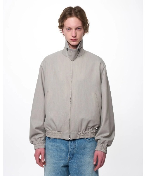 marka(マーカ)の「ZIP BLOUSON(ブルゾン・メンズ・グレー/ブラウン・2/1)」の3枚目の写真