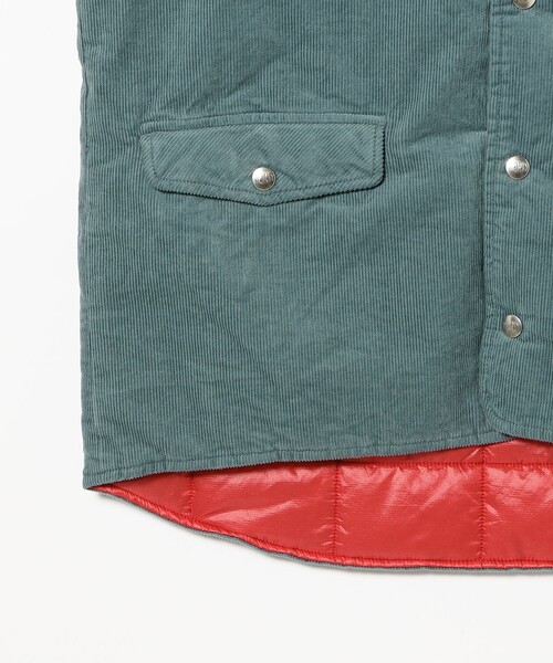 fennica（フェニカ）の「NECESSARY or UNNECESSARY / CORDUROY VEST（ベスト・メンズ・ミント・MEDIUM）」の4枚目の写真