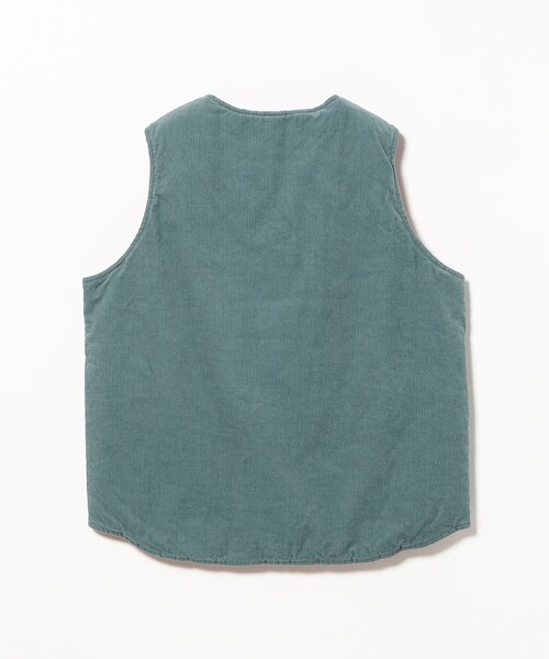 fennica（フェニカ）の「NECESSARY or UNNECESSARY / CORDUROY VEST（ベスト・メンズ・ミント・MEDIUM）」の6枚目の写真