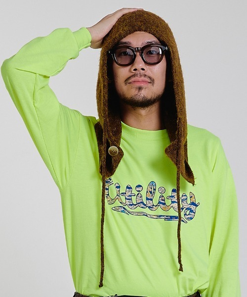 EFFECTEN(エフェクテン)の「mcg3902-Shaggy hooded cardigan シャギーカーディガン(efsc-16)(カーディガン/ボレロ・メンズ・ブラウン/チャコール・ONE SIZE)」の10枚目の写真