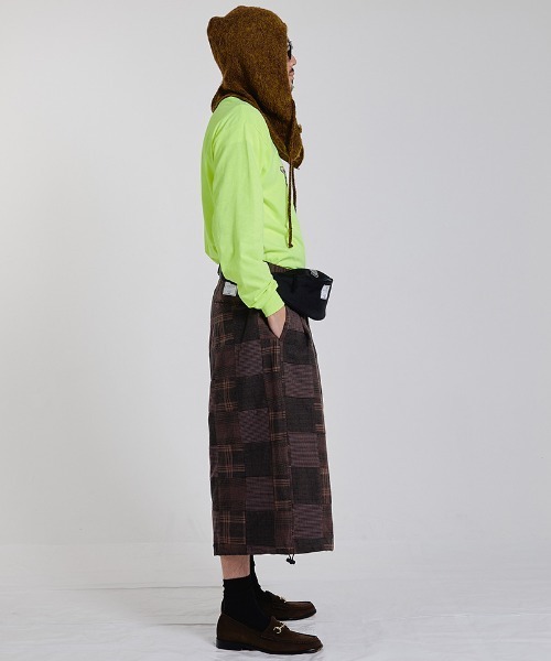 EFFECTEN(エフェクテン)の「mcg3902-Shaggy hooded cardigan シャギーカーディガン(efsc-16)(カーディガン/ボレロ・メンズ・ブラウン/チャコール・ONE SIZE)」の12枚目の写真