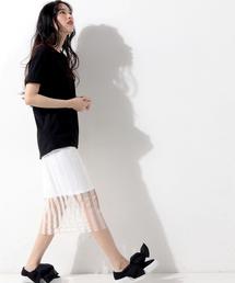 JOHN LAWRENCE SULLIVAN | ＜JOHN LAWRENCE SULLIVAN（ジョン ローレンスサリバン）＞チュール スカート(スカート)