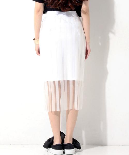 JOHN LAWRENCE SULLIVAN（ジョンローレンスサリバン）の「＜JOHN LAWRENCE SULLIVAN（ジョン ローレンスサリバン）＞チュール スカート◆（スカート・レディース・ホワイト/ブラック・フリー）」の9枚目の写真