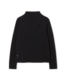 レディース ベーシックモックネック長袖Tシャツ