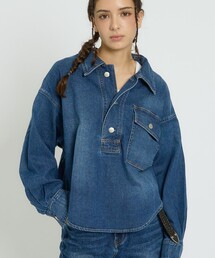 【Healthy denim / ヘルシーデニム】Roti/デニムシャツ/スキッパーシャツ/秋冬カラー【WEB限定】