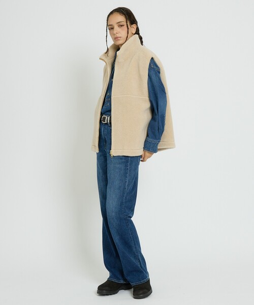 Healthy denim(ヘルシーデニム)の「【Healthy denim / ヘルシーデニム】Roti/デニムシャツ/スキッパーシャツ/秋冬カラー【WEB限定】(シャツ/ブラウス・レディース・ダークネイビー・フリー)」の7枚目の写真
