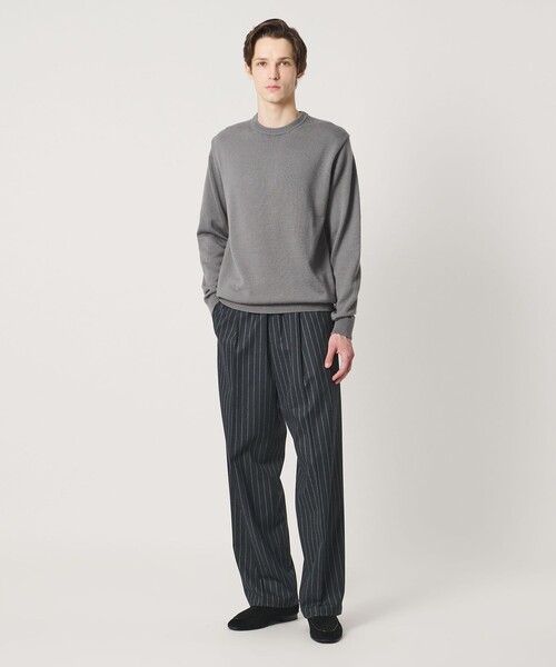 UNITED ARROWS(ユナイテッドアローズ)の「YAMAGATA ミドルゲージ クルーネック ニット(ニット/セーター・メンズ・オフホワイト/ネイビー/オリーブ/コバルトブルー/グレー系/ダークグレー・M/L/S/XL)」の20枚目の写真