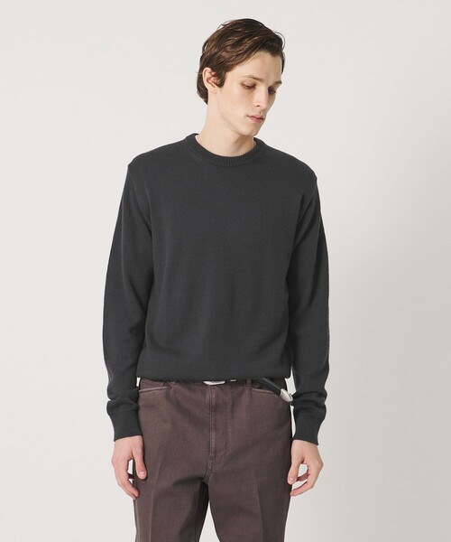 UNITED ARROWS(ユナイテッドアローズ)の「YAMAGATA ミドルゲージ クルーネック ニット(ニット/セーター・メンズ・オフホワイト/ネイビー/オリーブ/コバルトブルー/グレー系/ダークグレー・M/L/S/XL)」の22枚目の写真