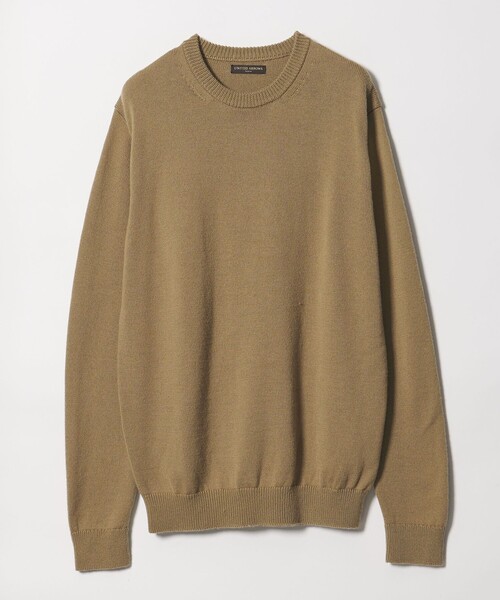 UNITED ARROWS(ユナイテッドアローズ)の「YAMAGATA ミドルゲージ クルーネック ニット(ニット/セーター・メンズ・オフホワイト/ネイビー/オリーブ/コバルトブルー/グレー系/ダークグレー・M/L/S/XL)」の7枚目の写真