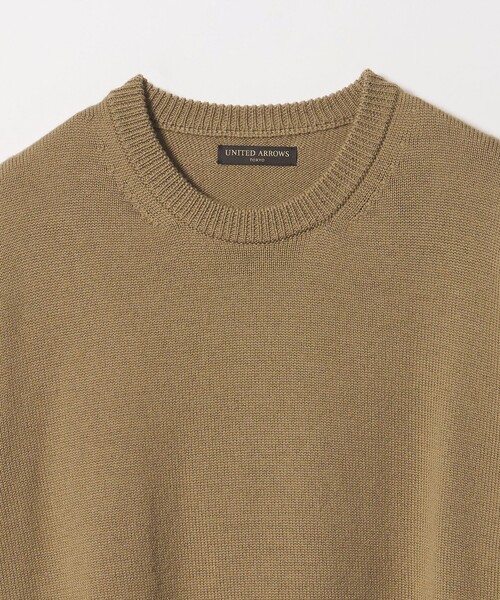 UNITED ARROWS(ユナイテッドアローズ)の「YAMAGATA ミドルゲージ クルーネック ニット(ニット/セーター・メンズ・オフホワイト/ネイビー/オリーブ/コバルトブルー/グレー系/ダークグレー・M/L/S/XL)」の8枚目の写真