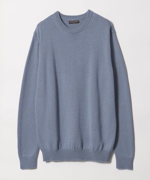 UNITED ARROWS(ユナイテッドアローズ)の「YAMAGATA ミドルゲージ クルーネック ニット(ニット/セーター・メンズ・オフホワイト/ネイビー/オリーブ/コバルトブルー/グレー系/ダークグレー・M/L/S/XL)」の10枚目の写真